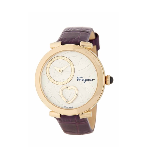 Salvatore Ferragamo Accessories - Salvatore Ferragamo Women's Leather Strap Watch